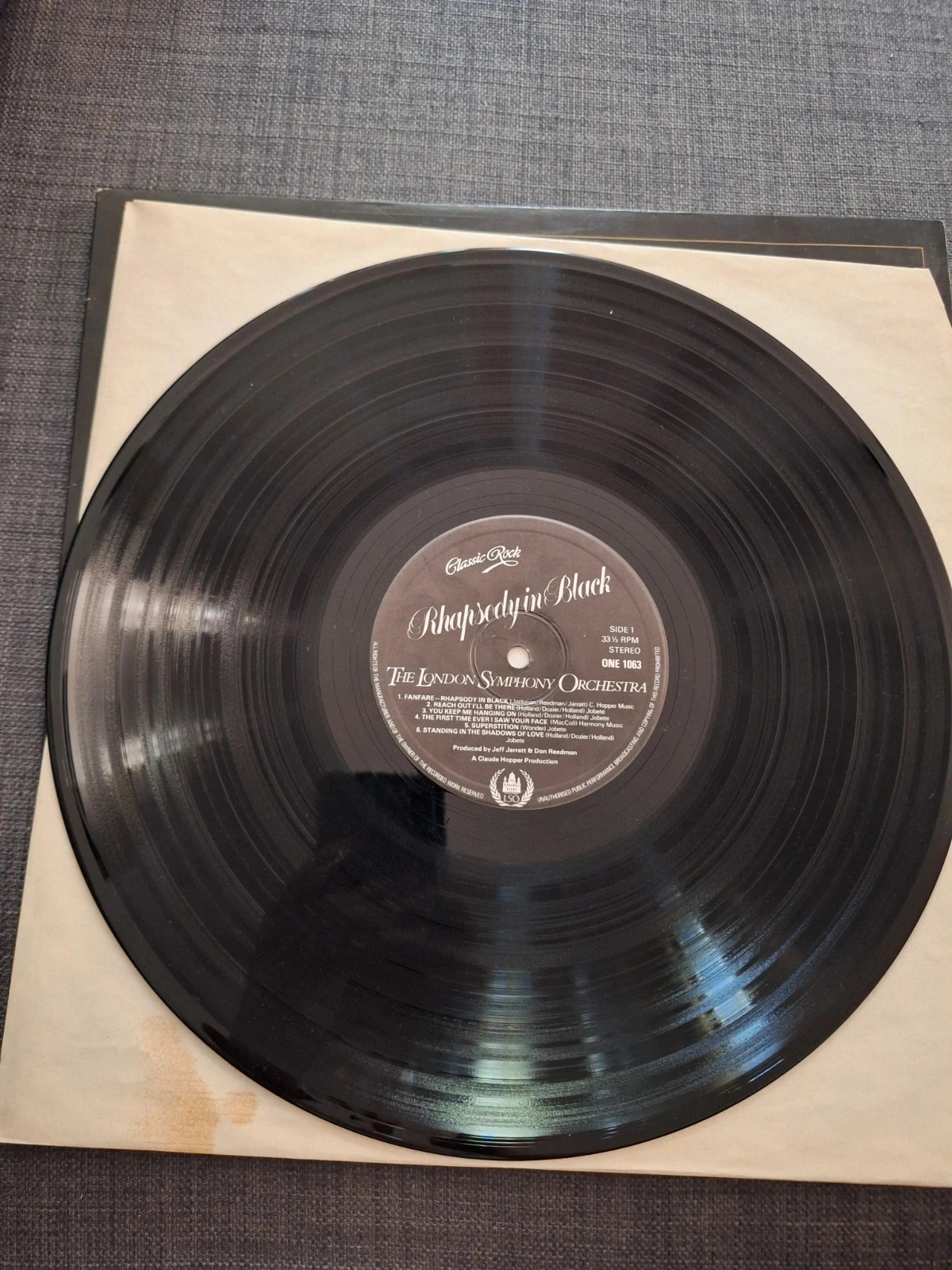 33T Vinyl Classic Rock Rhapsody in Black London Symphony Orchestra 1979 – photo 4